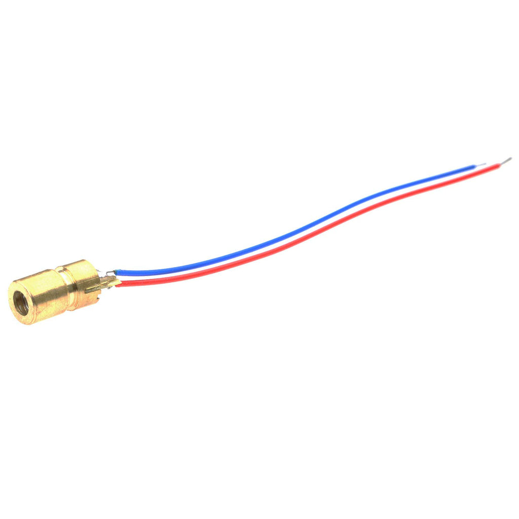 10-Pack 3.3V 650nm Mini Red Laser Dot Diode Module 6mm 5mW L645145