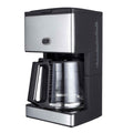 1.8L 10-15 Cup Stainless Steel Black Drip Coffee Machine Q5692