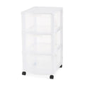 3 Drawer Plastic Rolling Organizer Cart P5465