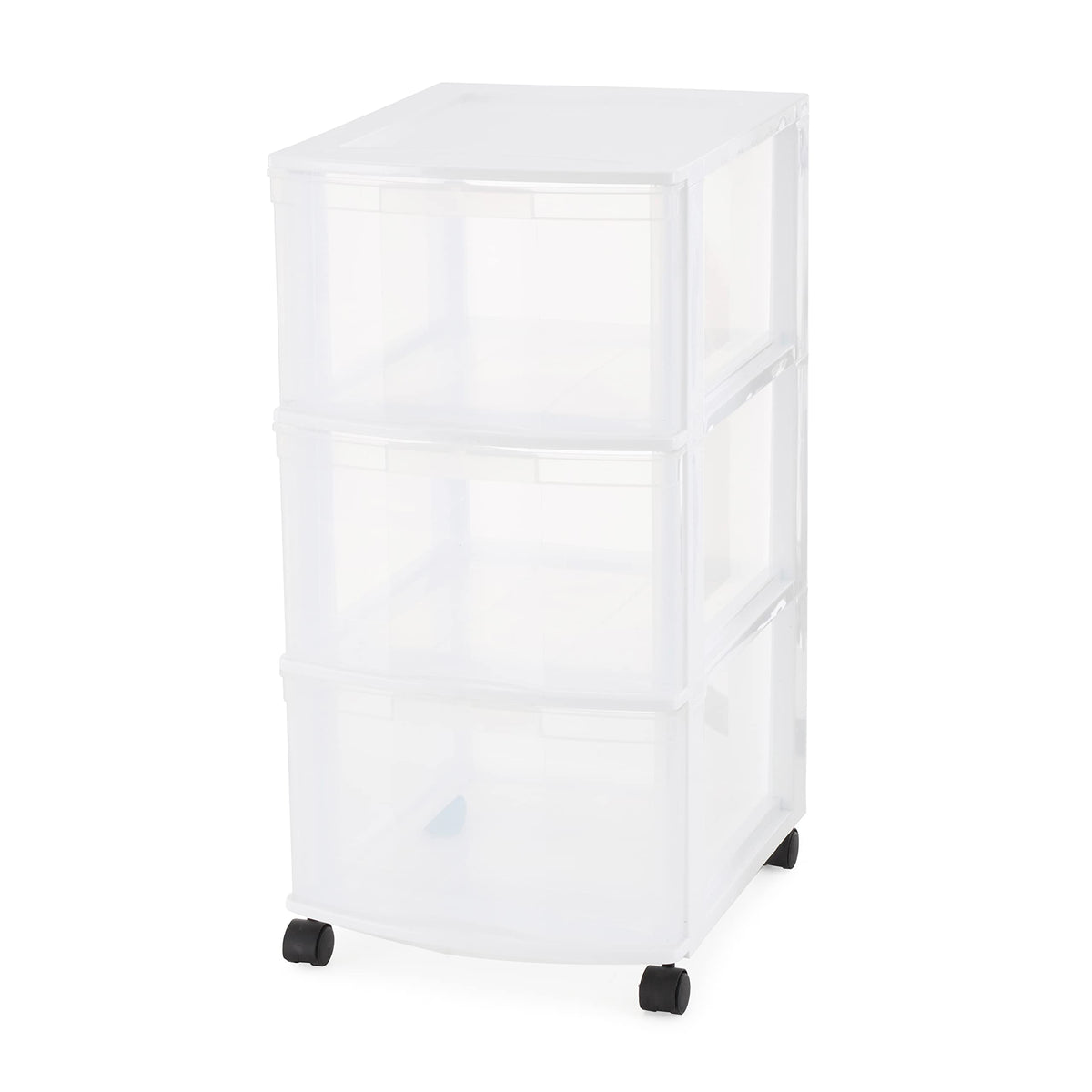 3 Drawer Plastic Rolling Organizer Cart P5465