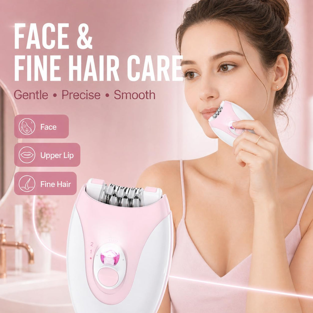 Electric Epilator with 36 Tweezers, 2 Speed Cordless USB M24752