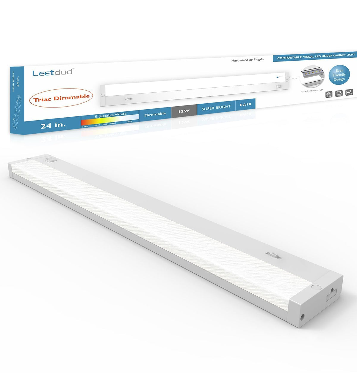 24 Inch 12W Dimmable LED Under Cabinet Lighting G988626