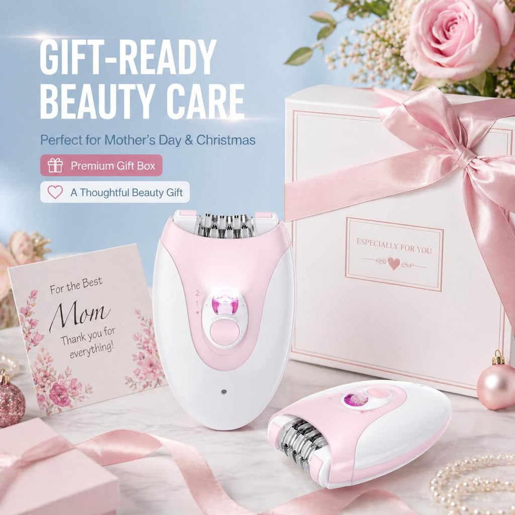 Electric Epilator with 36 Tweezers, 2 Speed Cordless USB M24752