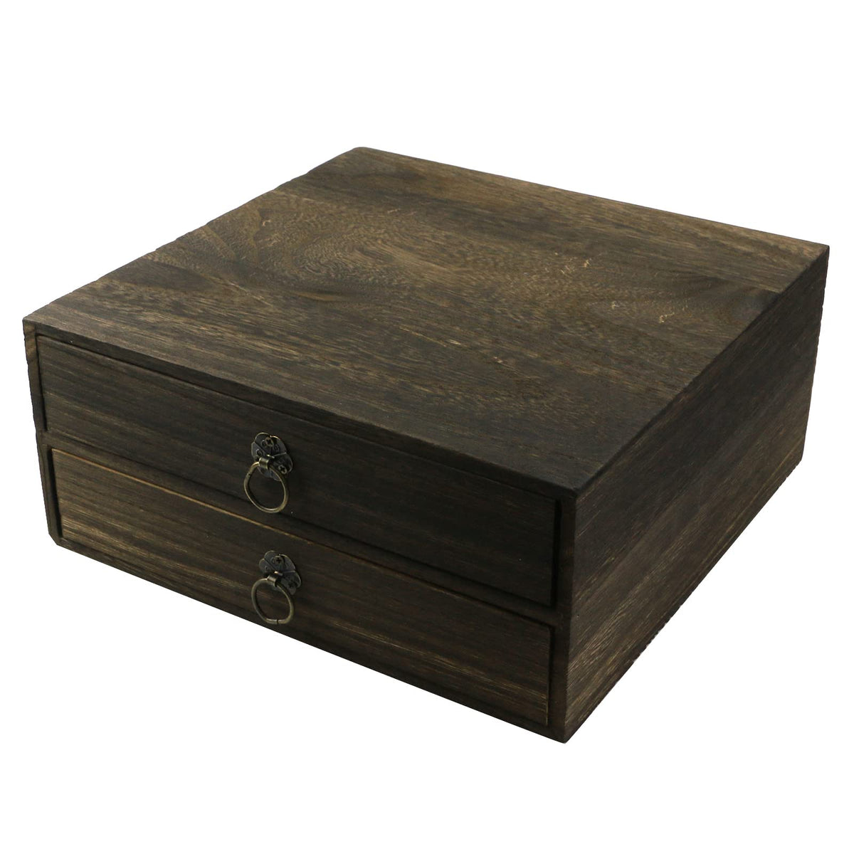 Wooden Desk Organizer with Drawer K740269