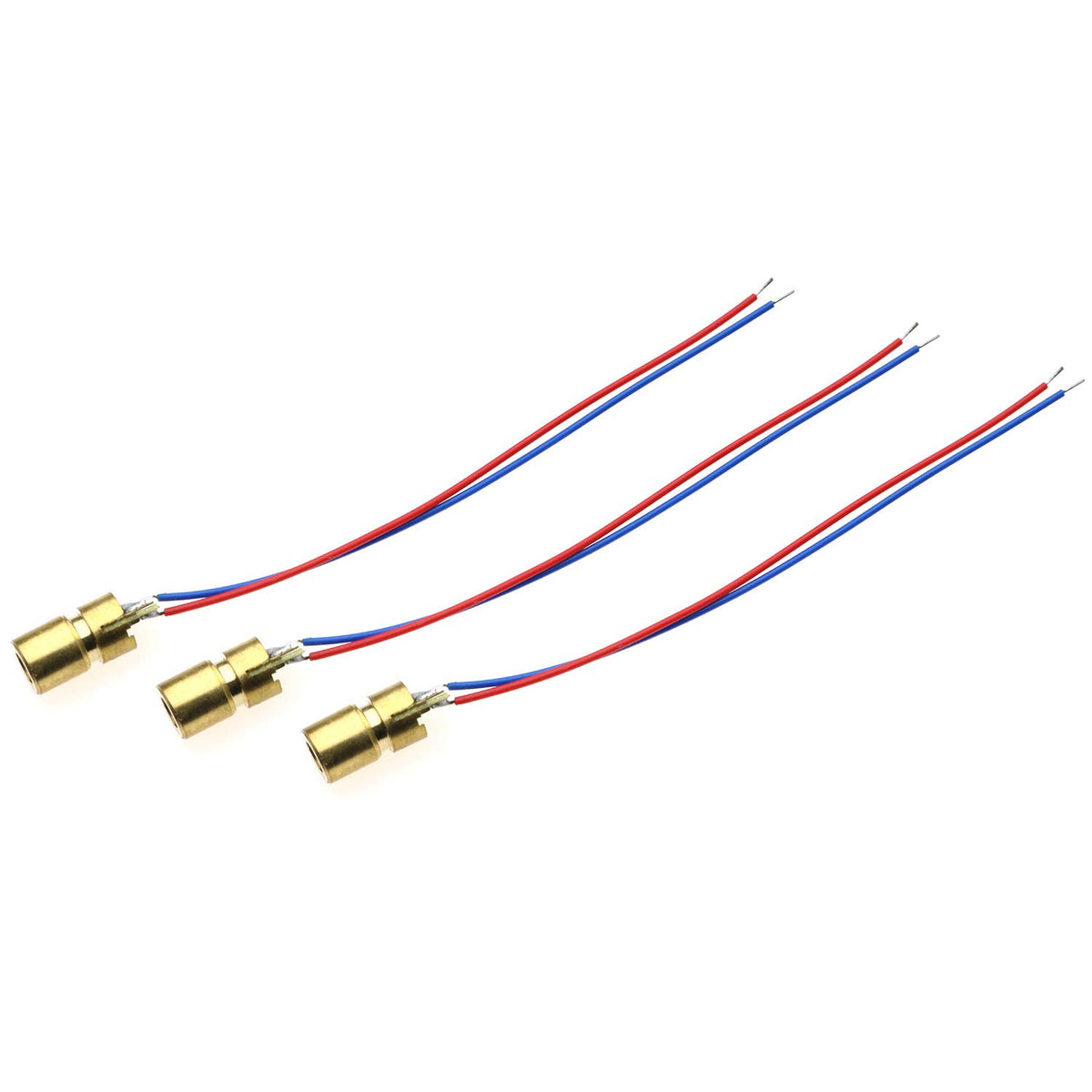 10-Pack 3.3V 650nm Mini Red Laser Dot Diode Module 6mm 5mW L645145
