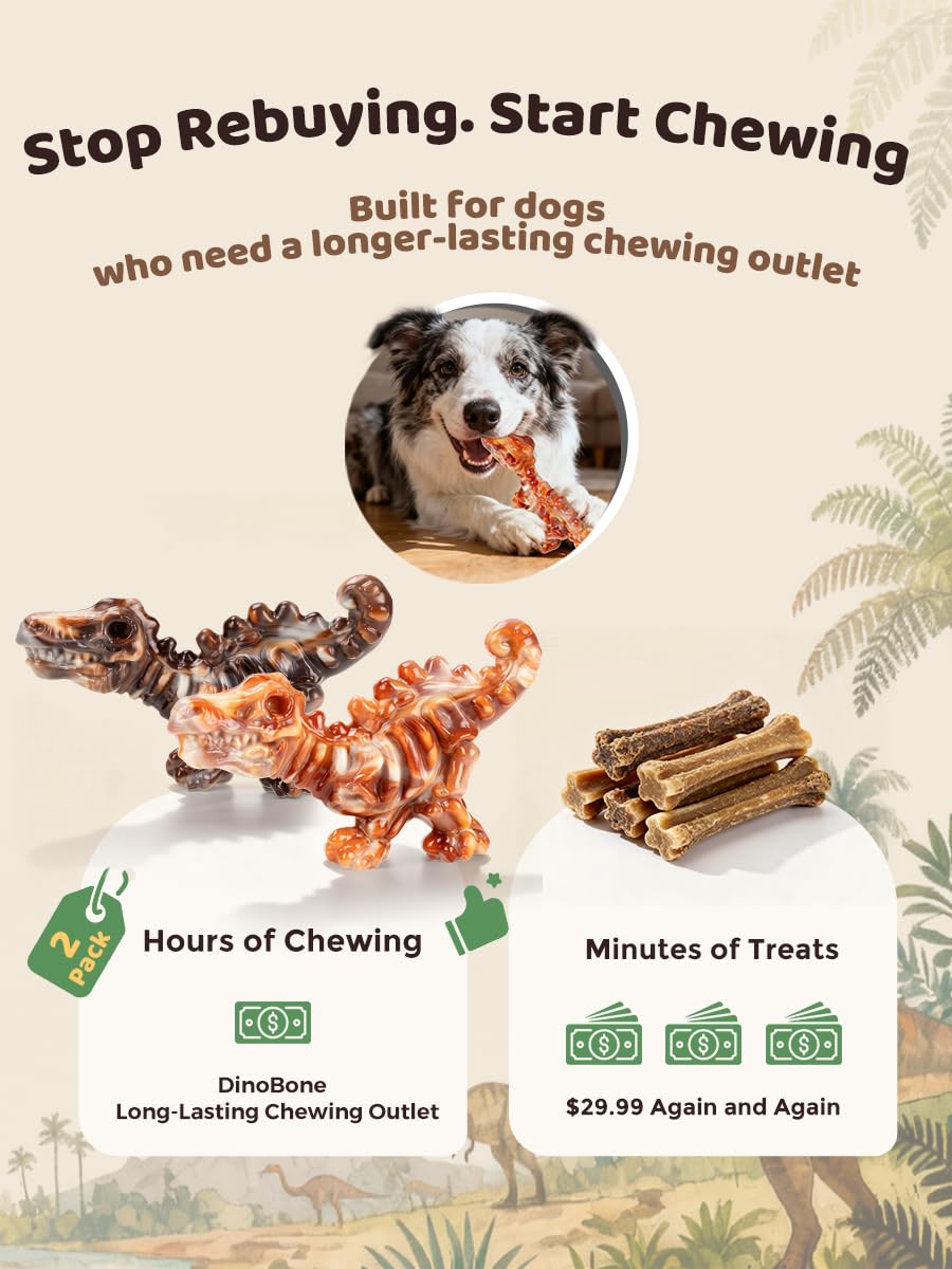 2-Pack Tough Dog Chew Toys O64413