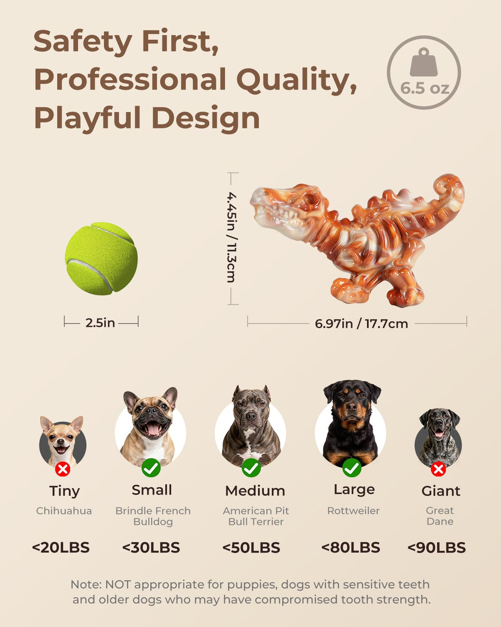 2-Pack Tough Dog Chew Toys O64413