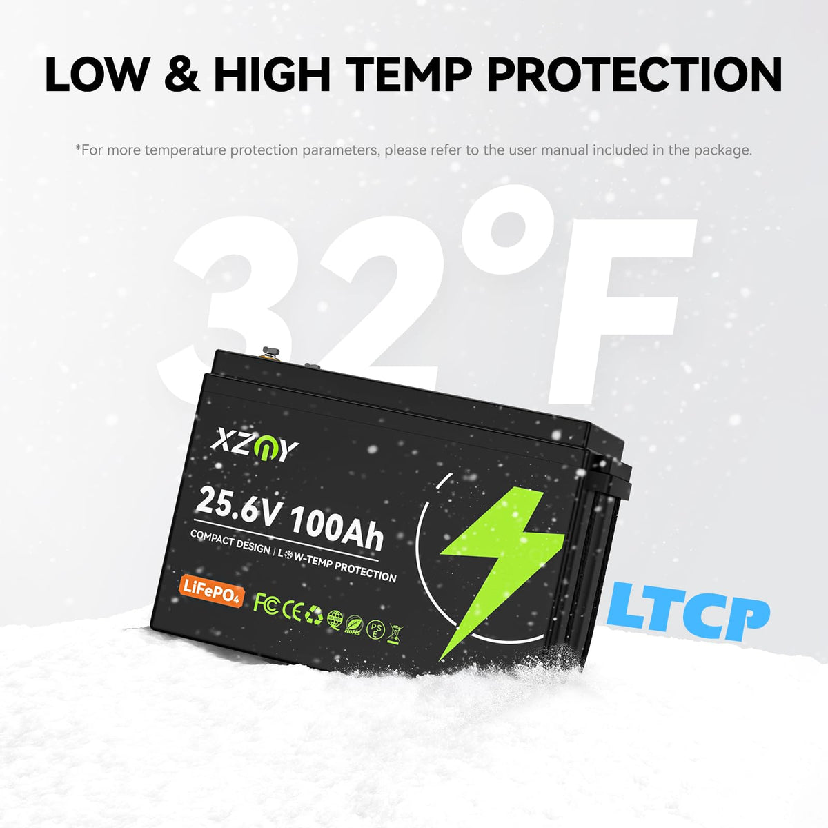 24V 100Ah LiFePO4 Battery I728