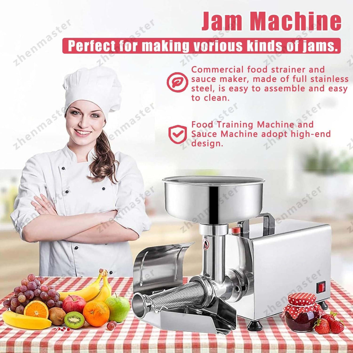 450W Stainless Steel Electric Juicer R98104