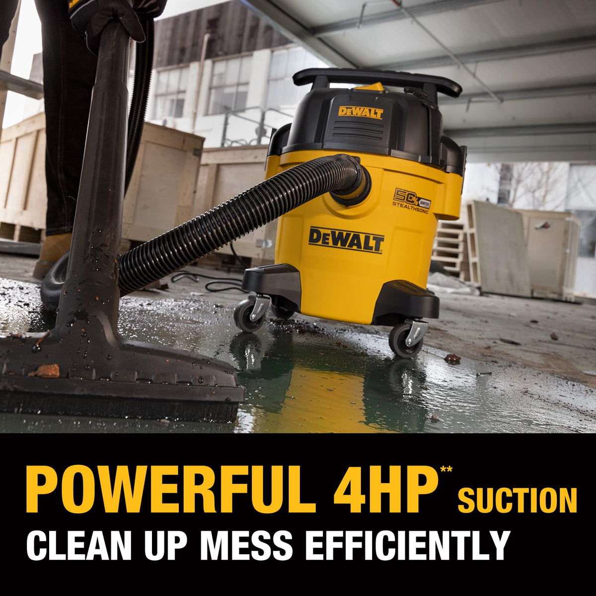 5 Gallon 4 Peak HP Wet and Dry Shop Vacuum J234897
