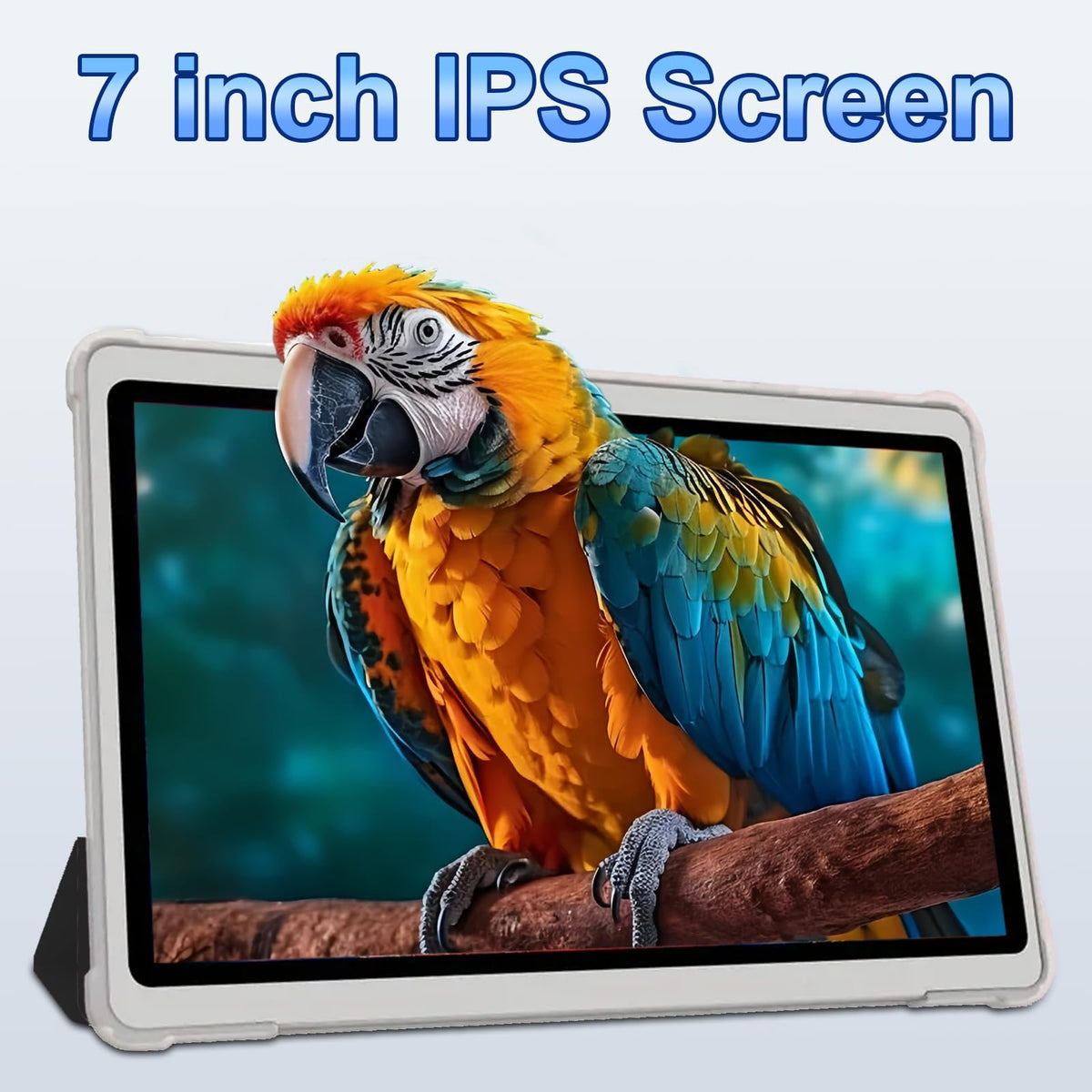 7 Inch Android Tablet with Case, 6GB RAM 32GB ROM, Black V747