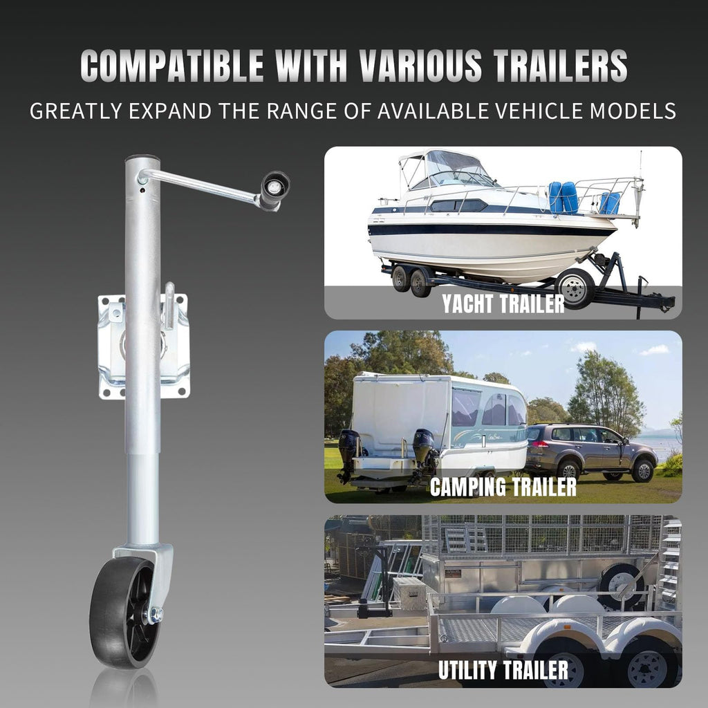 1000 lbs Trailer Jack with Wheel O919