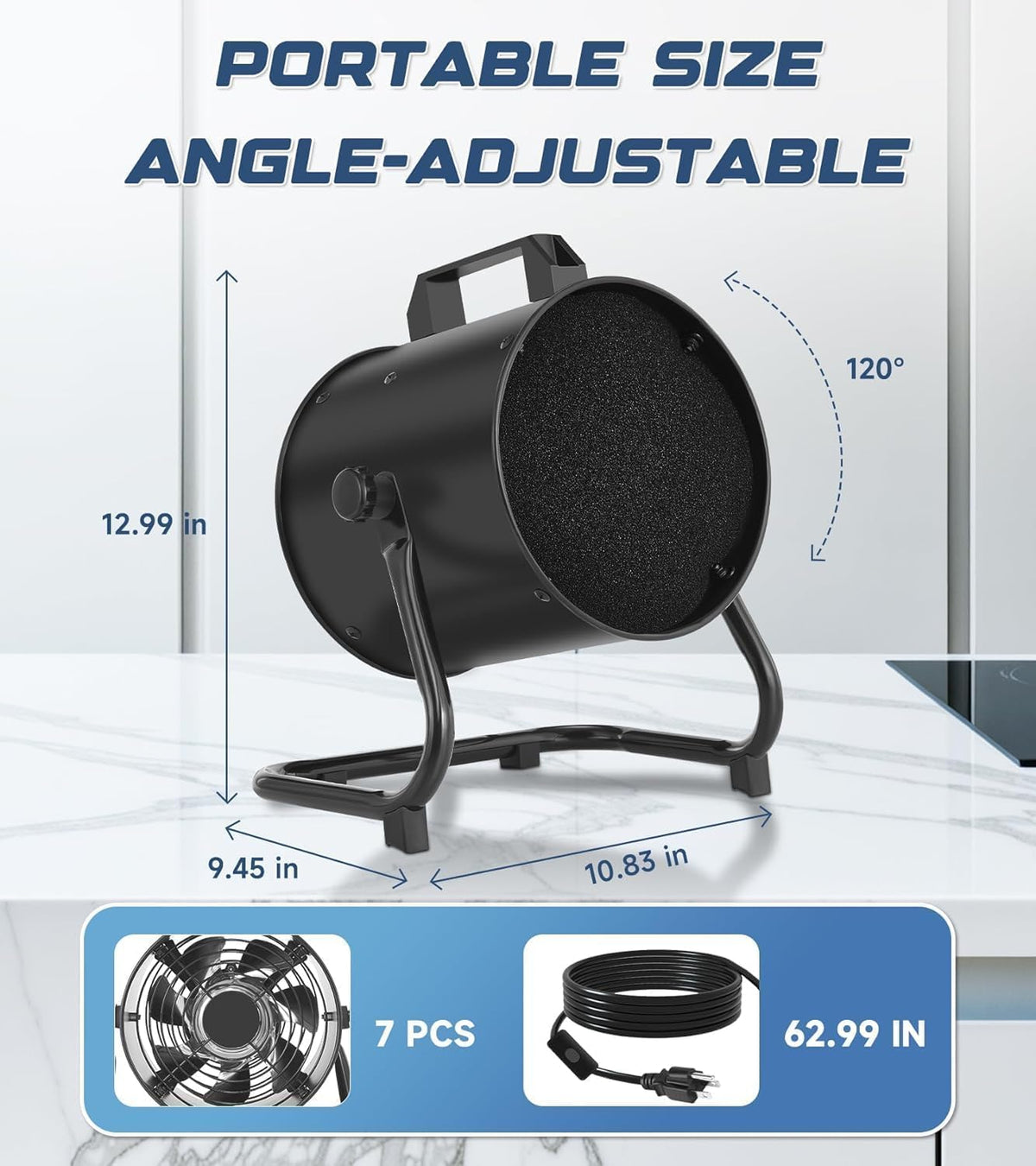 8'' Portable Range Hood with Switch C714
