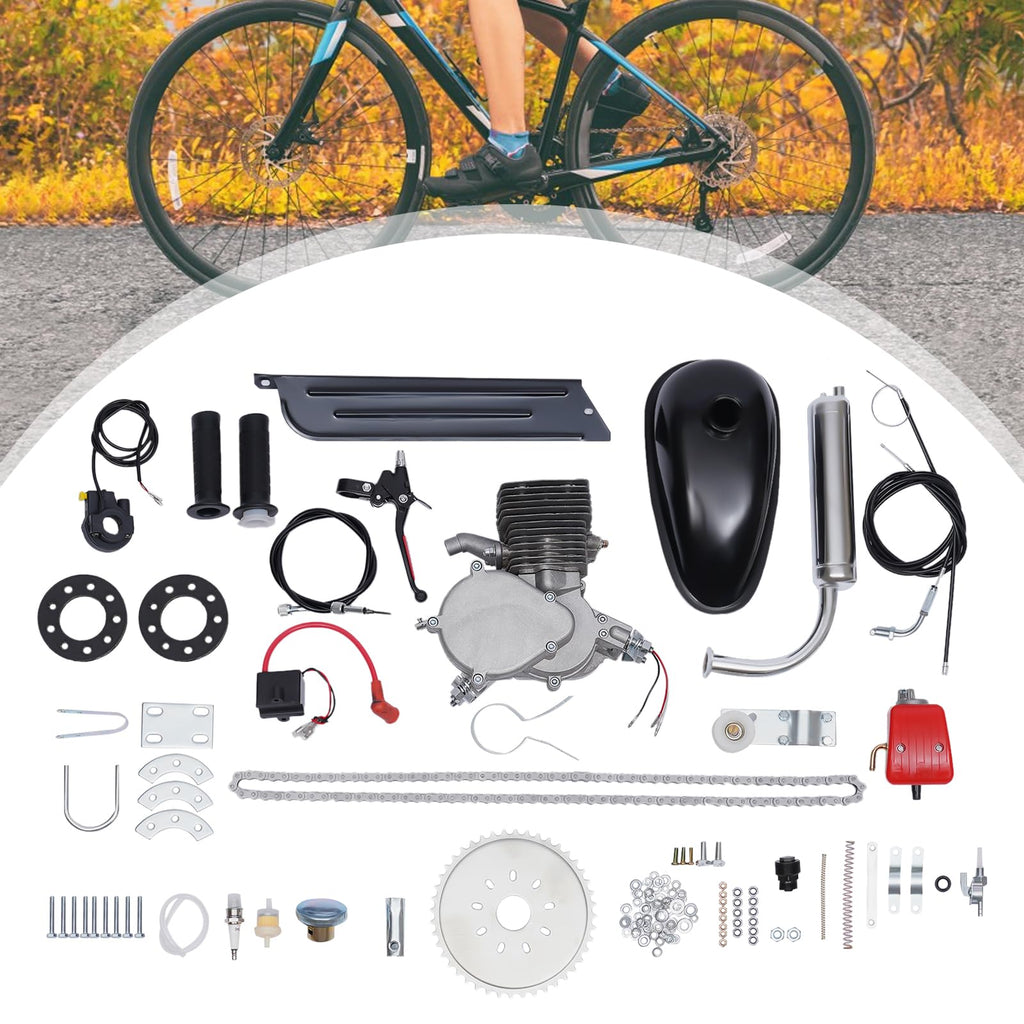 100CC 2-Stroke Bicycle Engine Kit with Air-Cooling T340720