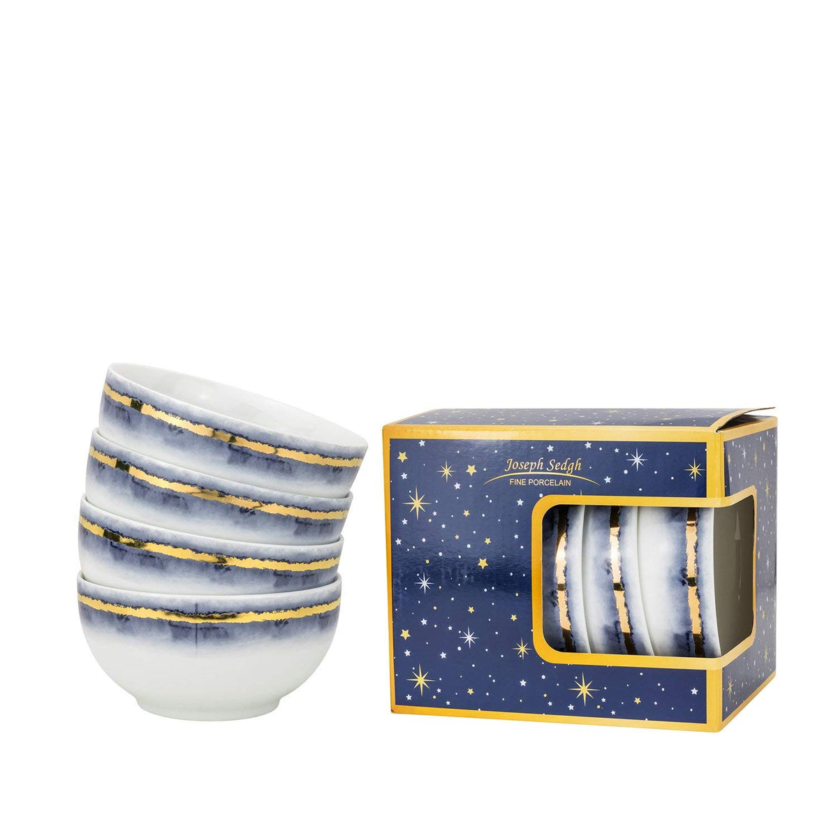 12-Piece Marble Porcelain Dinner Plates Set T141