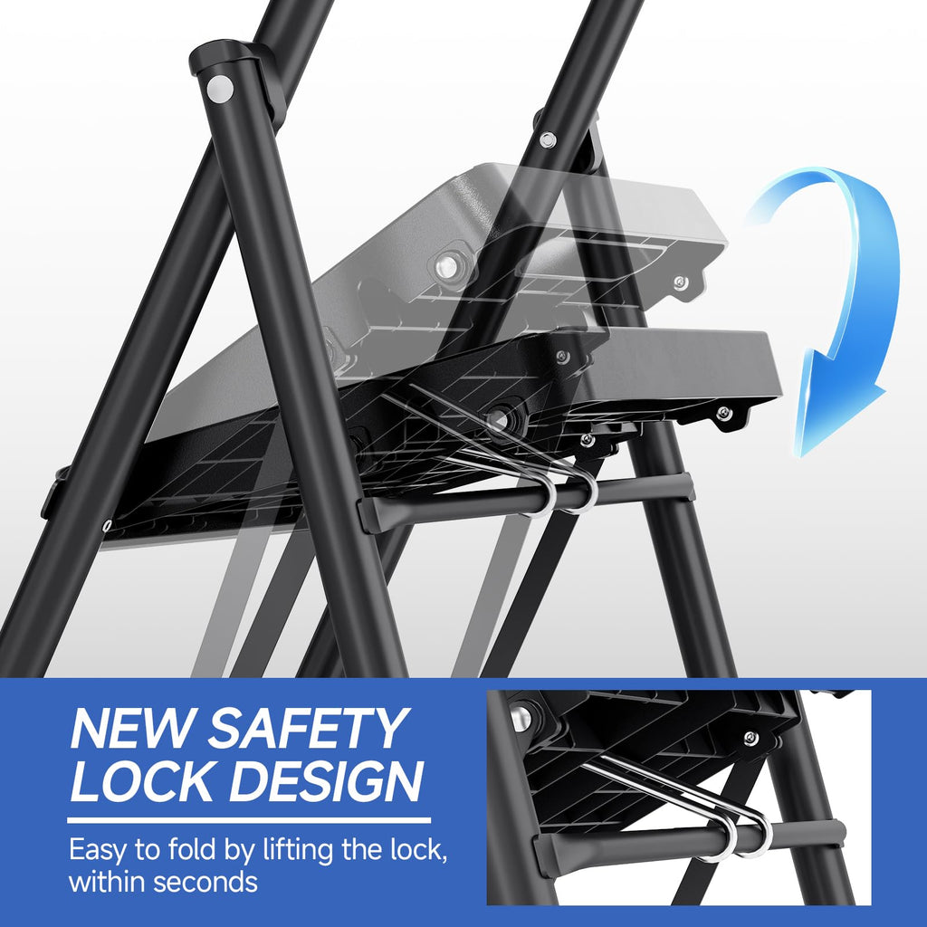 2 Step Ladder with Anti-Slip Pedals A84527