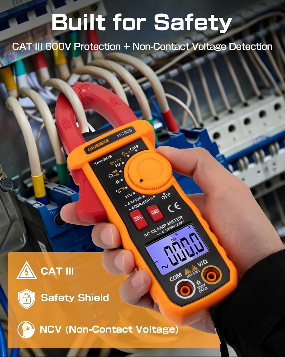 600A True RMS Clamp Meter V666956