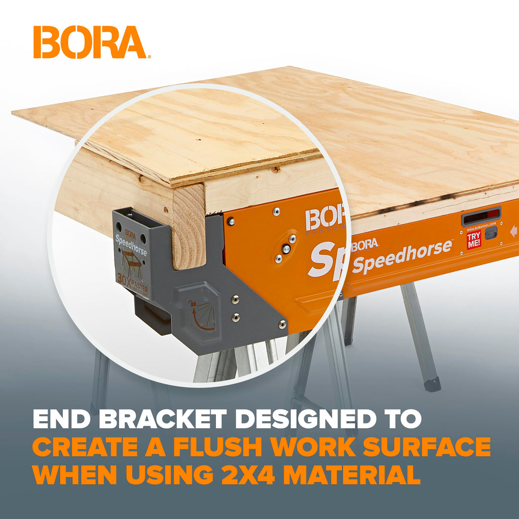 2 Pack Folding Heavy Duty Metal Sawhorse H319763