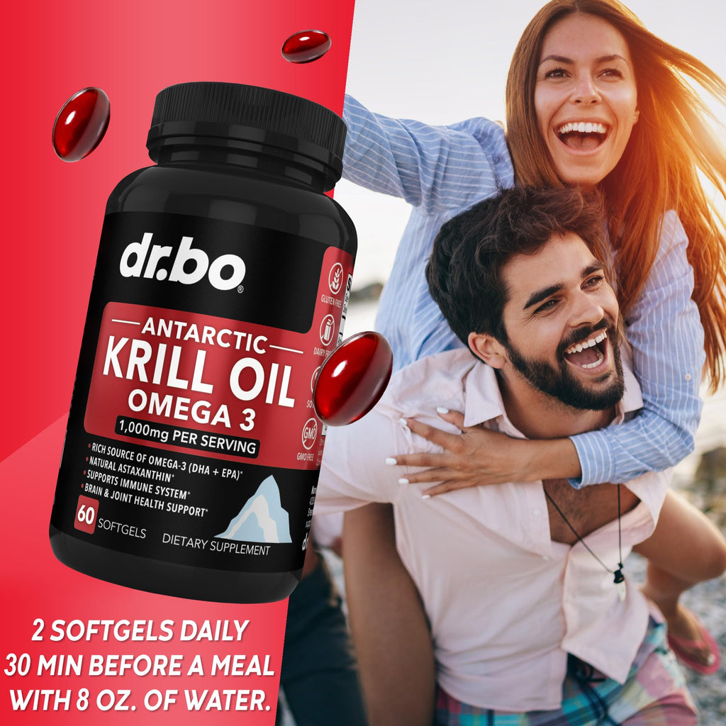 Krill Oil Omega 3 500mg 60 Softgels Y215821