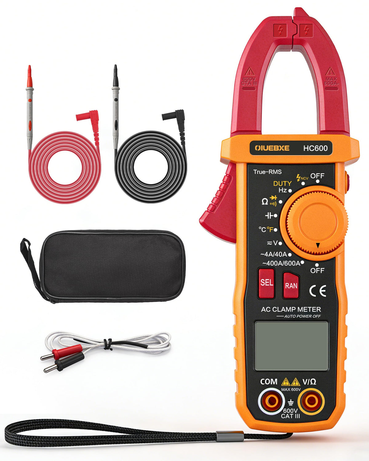 600A True RMS Clamp Meter V666956