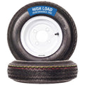 2-Pack Trailer Tire Rim Assembly 4.80-8 4 Lug White O332213