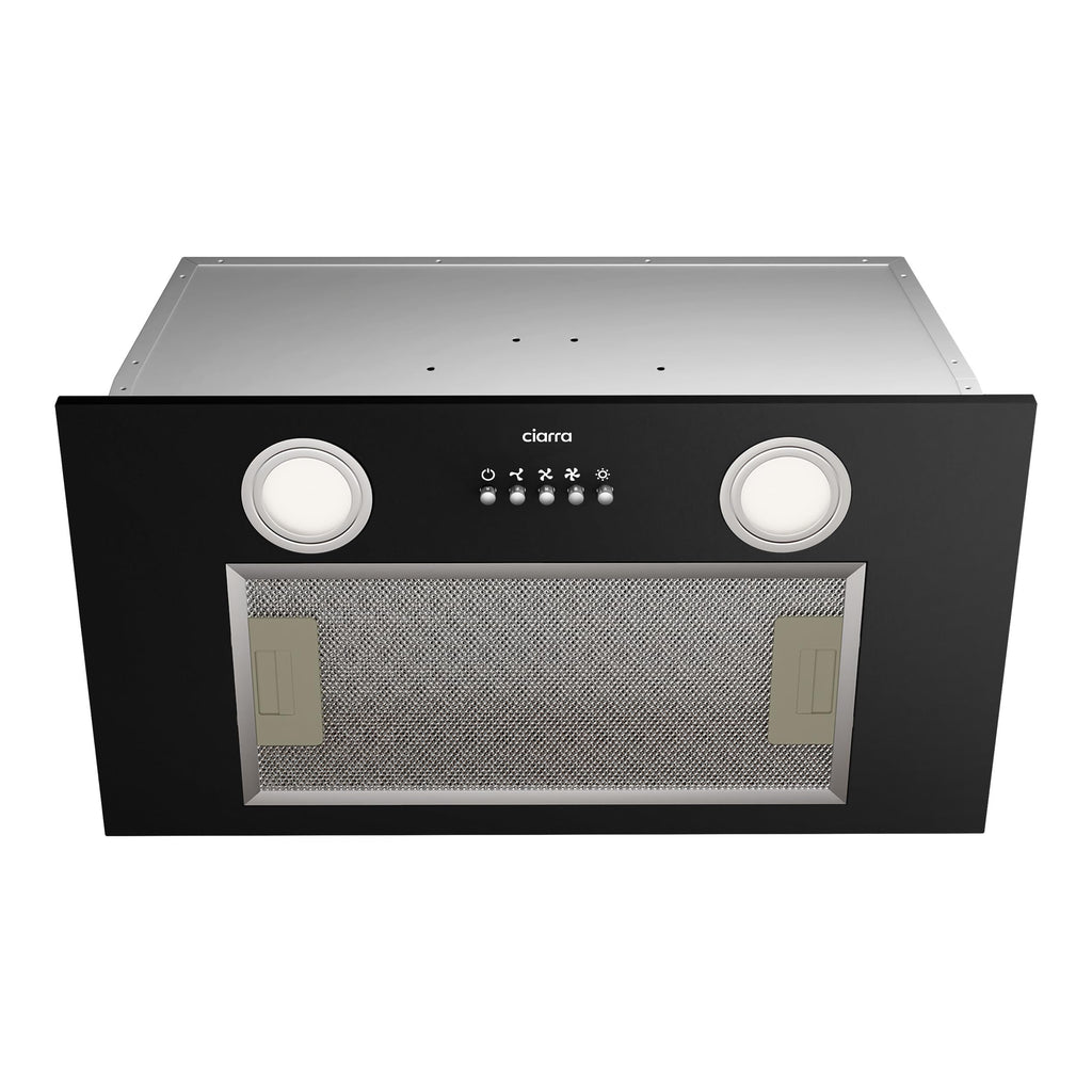 20 inch 650 CFM Black Insert Range Hood T1314