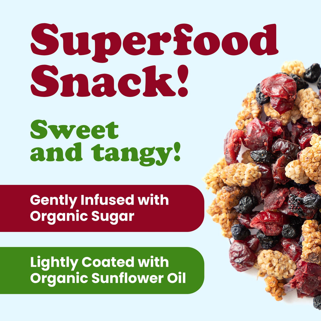 Organic Dried Berries Mix, 8 Ounces A620