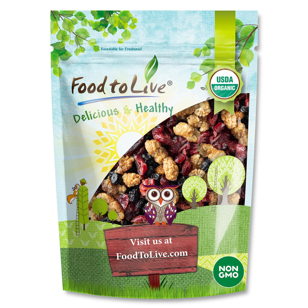 Organic Dried Berries Mix, 8 Ounces A620