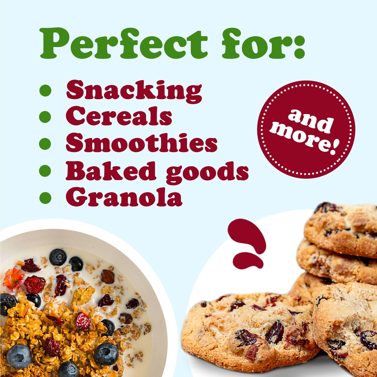 Organic Dried Berries Mix, 8 Ounces A620
