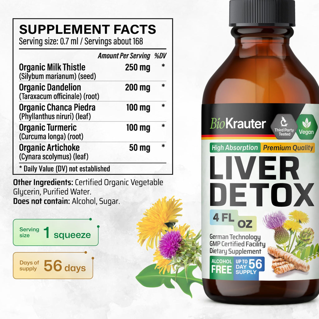 Liver Support 60 Gummies & Liver Detox Tincture 4 Fl. Oz. S22592
