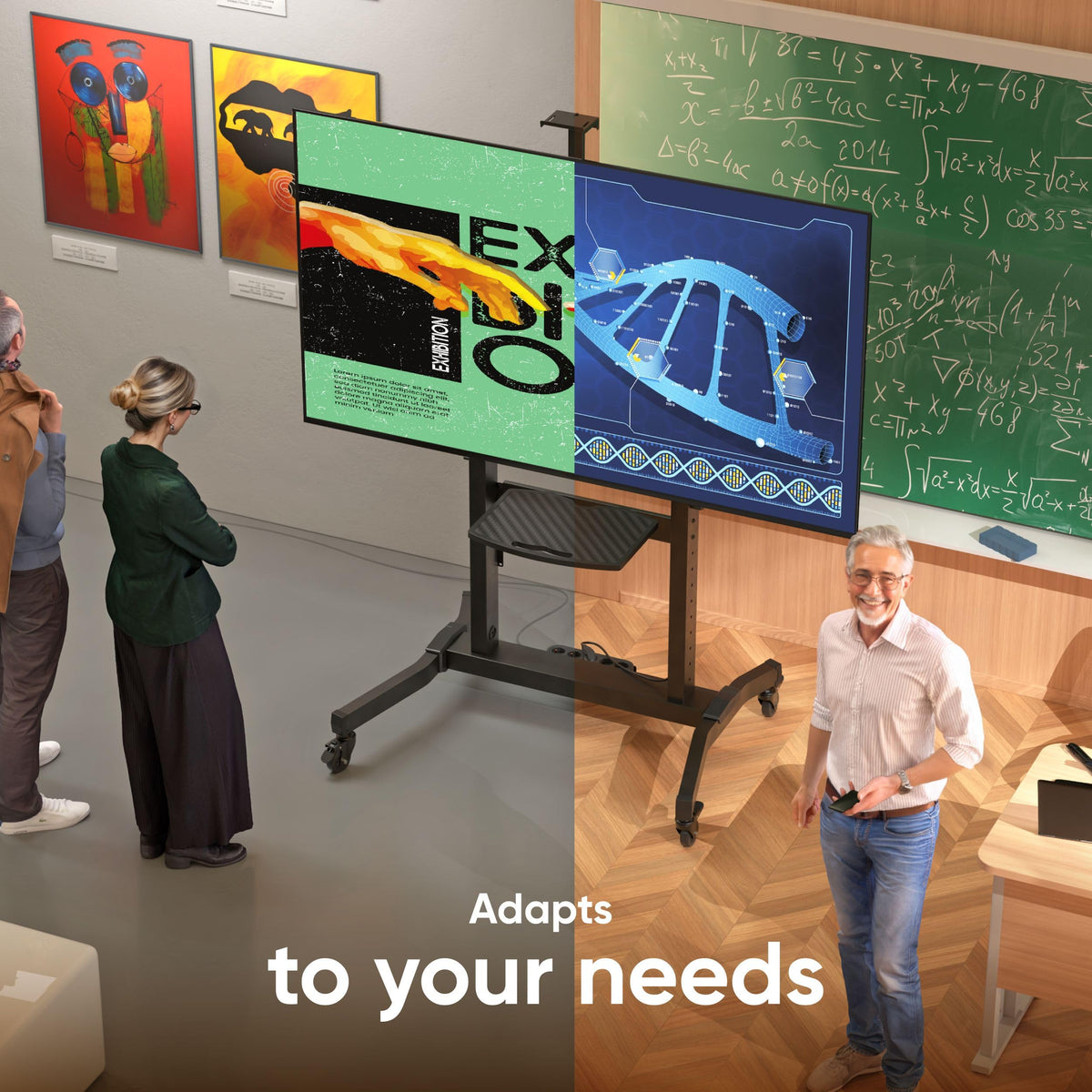 50-100 Inch Mobile TV Stand S901936