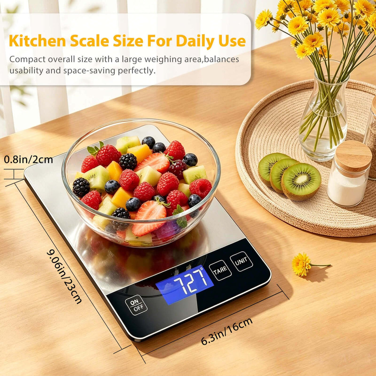 33lb Digital Stainless Steel Food Scale P247745