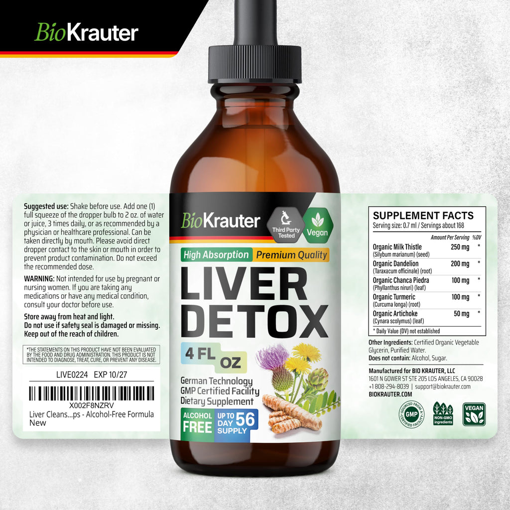 Liver Support 60 Gummies & Liver Detox Tincture 4 Fl. Oz. S22592