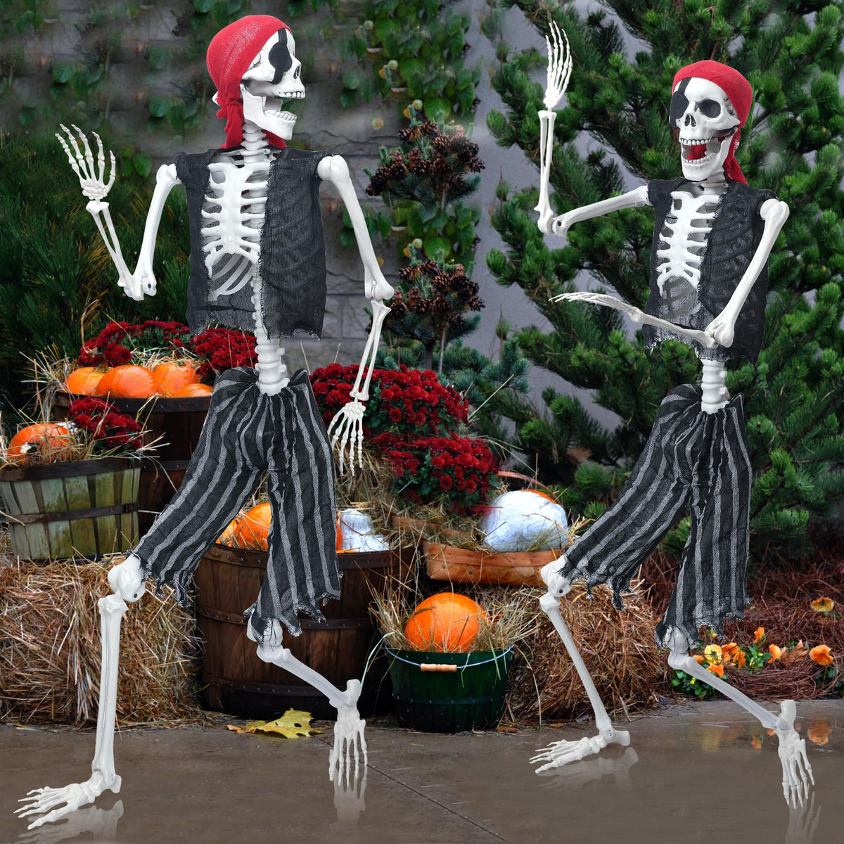 5.4ft Posable Life Size Skeleton with Movable Joints B5905